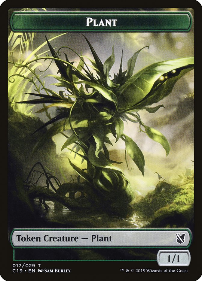 Plant Token [Commander 2019 Tokens] | Rock City Comics