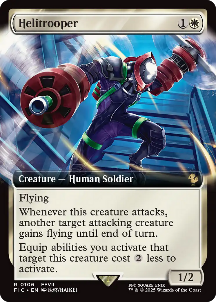 Helitrooper (Extended Art) [FINAL FANTASY Commander] | Rock City Comics