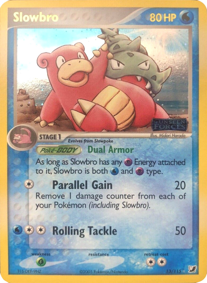 Slowbro (13/115) (Stamped) [EX: Unseen Forces] | Rock City Comics