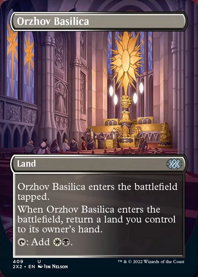 Orzhov Basilica (Borderless Alternate Art) [Double Masters 2022] | Rock City Comics