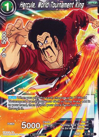 Hercule, World Tournament King (Power Booster) (P-161) [Promotion Cards] | Rock City Comics