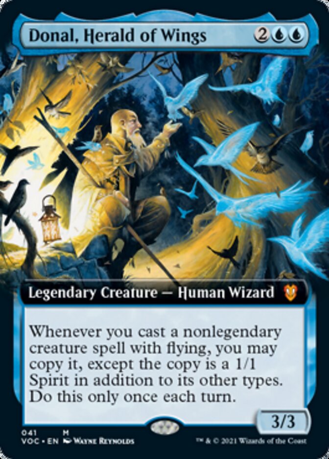 Donal, Herald of Wings (Extended Art) [Innistrad: Crimson Vow Commander] | Rock City Comics