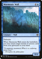 Mnemonic Wall [Mystery Booster] | Rock City Comics