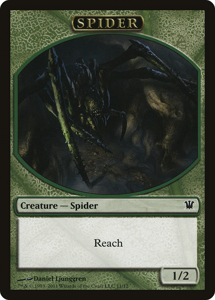 Insect // Spider Double-Sided Token [Innistrad Remastered Tokens] | Rock City Comics
