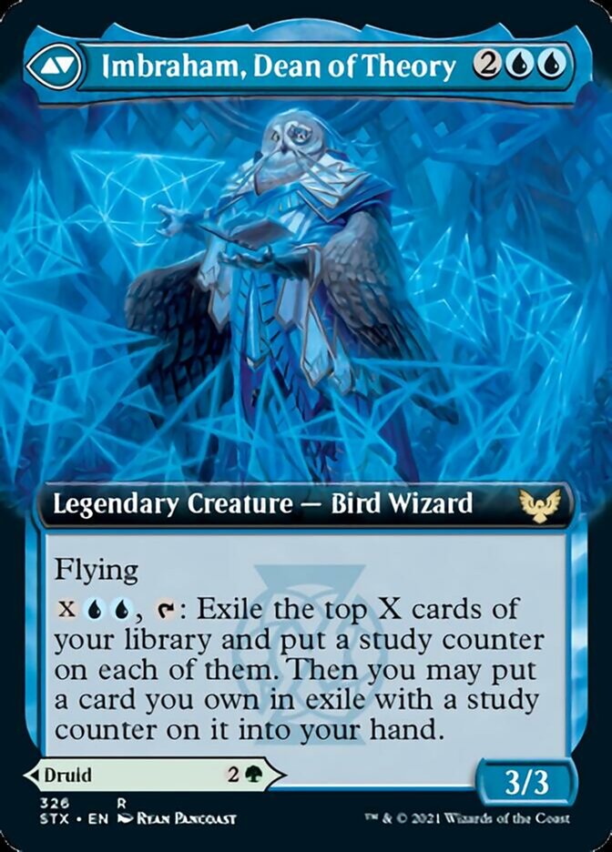 Kianne, Dean of Substance // Imbraham, Dean of Theory (Extended Art) [Strixhaven: School of Mages] | Rock City Comics