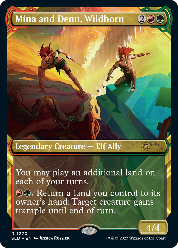 Mina and Denn, Wildborn (Halo Foil) [Secret Lair Drop Series] | Rock City Comics