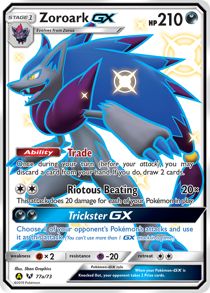 Zoroark GX (77a/73) [Alternate Art Promos] | Rock City Comics