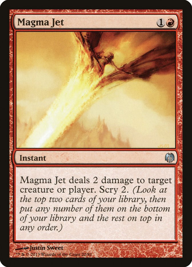 Magma Jet [Duel Decks: Heroes vs. Monsters] | Rock City Comics