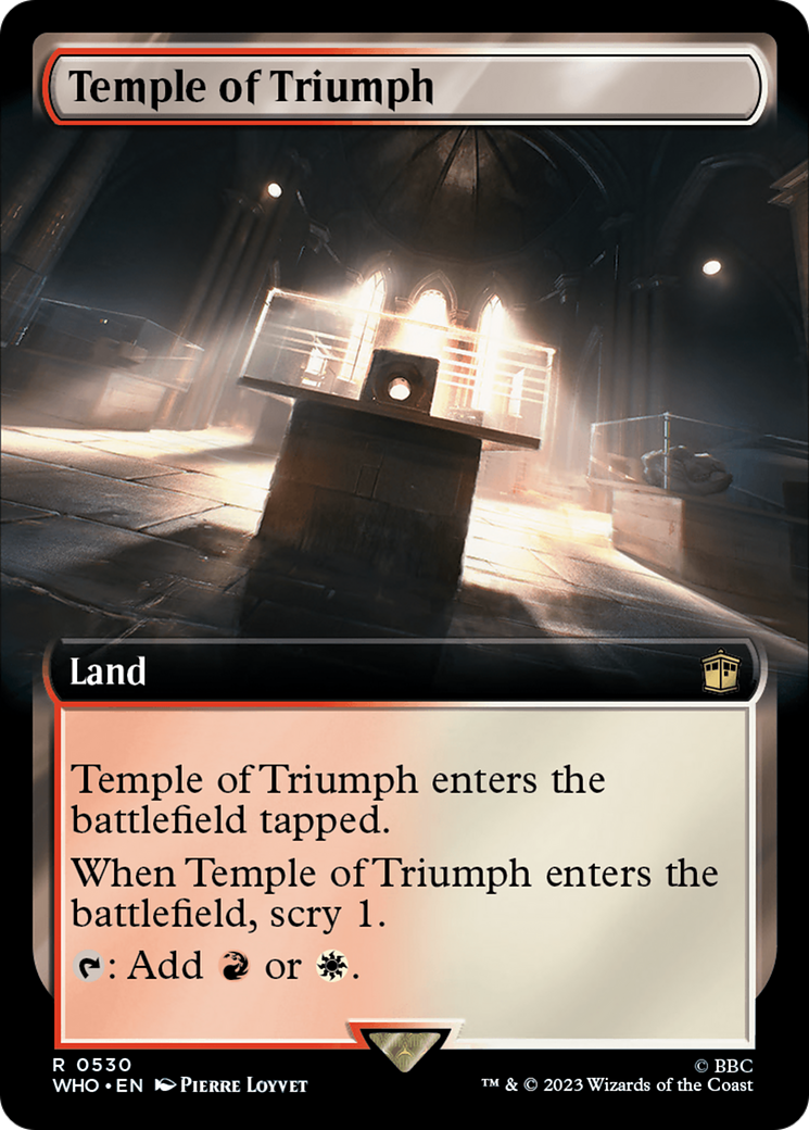 Temple of Triumph (Extended Art) [Doctor Who] | Rock City Comics