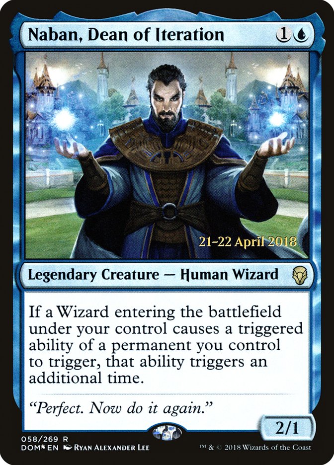 Naban, Dean of Iteration [Dominaria Prerelease Promos] | Rock City Comics