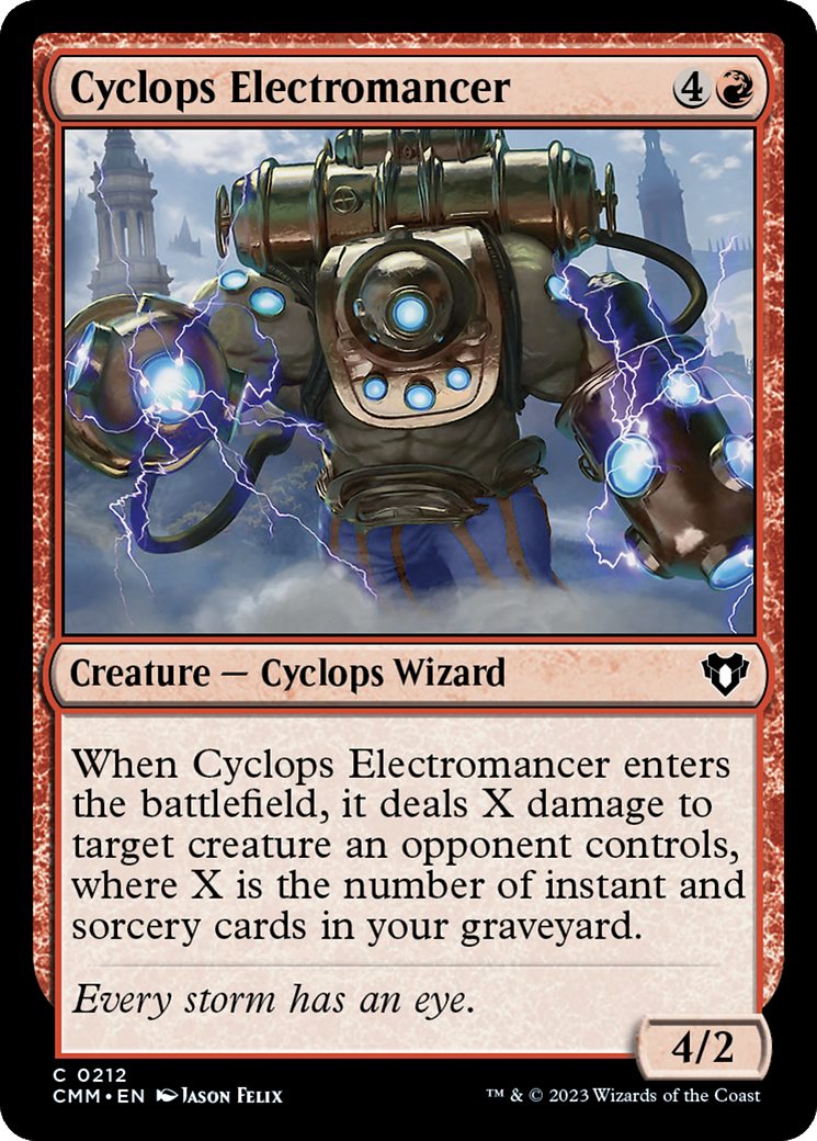 Cyclops Electromancer [Commander Masters] | Rock City Comics