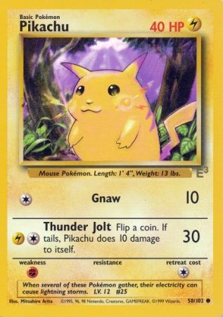 Pikachu (58/102) (E3 Stamped Promo) [Miscellaneous Cards] | Rock City Comics