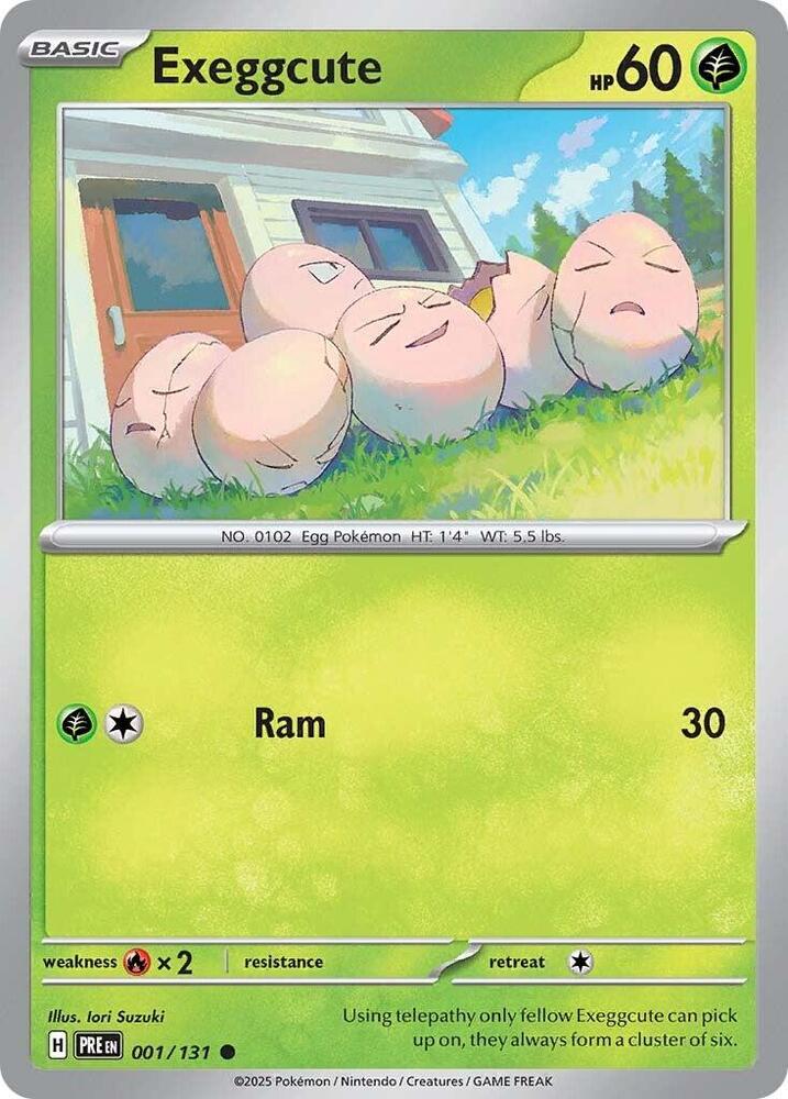 Exeggcute (001/131) [Scarlet & Violet: Prismatic Evolutions] | Rock City Comics