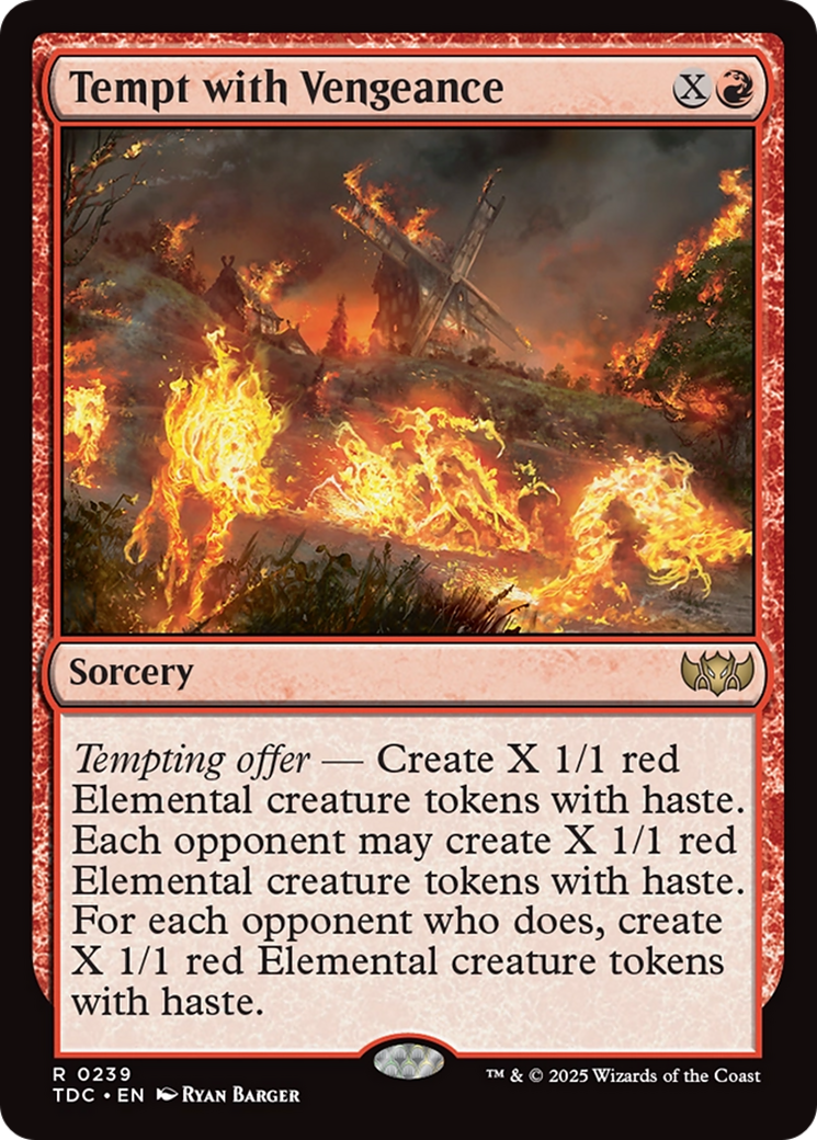 Tempt with Vengeance [Tarkir: Dragonstorm Commander] | Rock City Comics
