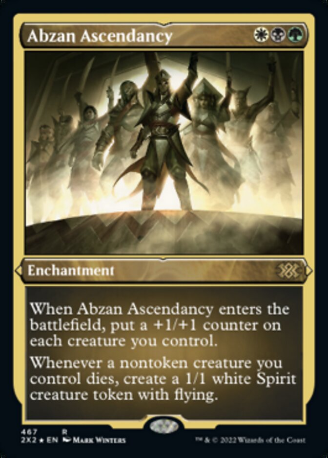 Abzan Ascendancy (Foil Etched) [Double Masters 2022] | Rock City Comics