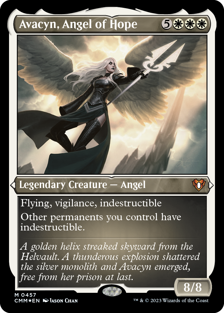 Avacyn, Angel of Hope (Foil Etched) [Commander Masters] | Rock City Comics