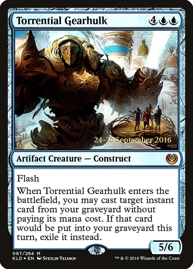 Torrential Gearhulk [Kaladesh Prerelease Promos] | Rock City Comics