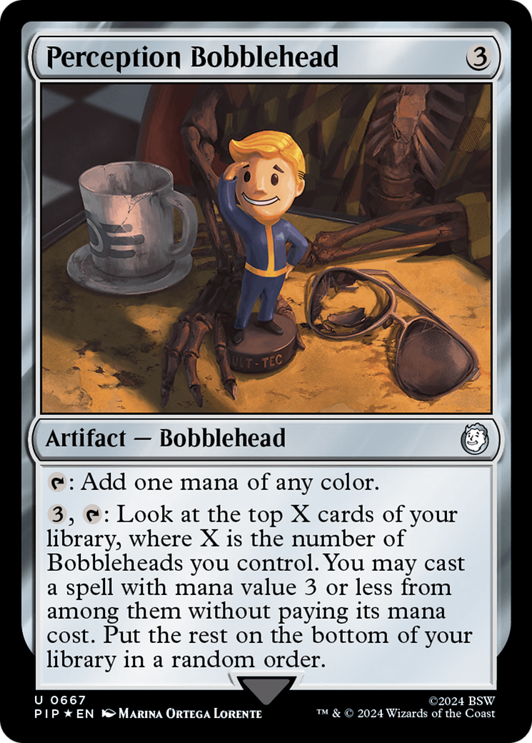 Perception Bobblehead (Surge Foil) [Fallout] | Rock City Comics