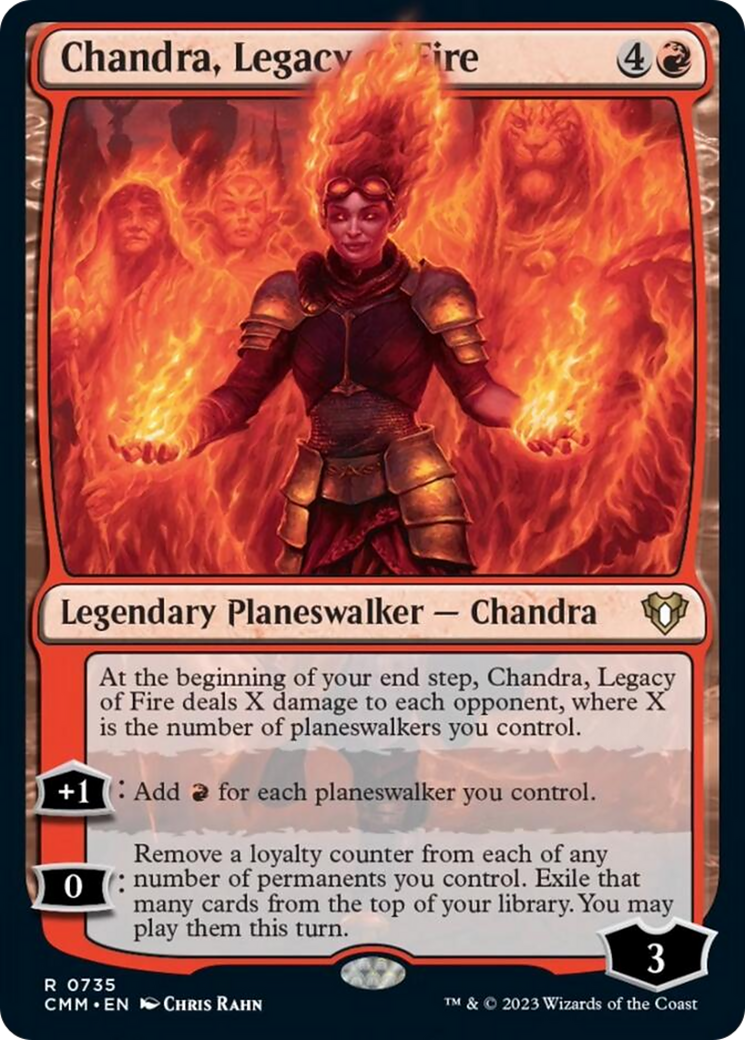 Chandra, Legacy of Fire [Commander Masters] | Rock City Comics