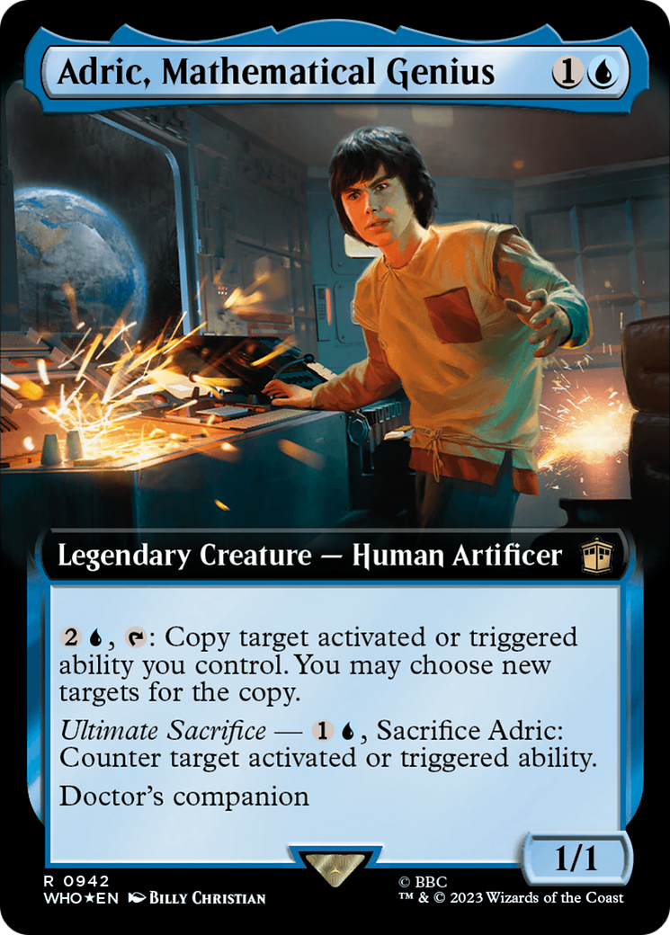 Adric, Mathematical Genius (Extended Art) (Surge Foil) [Doctor Who] | Rock City Comics