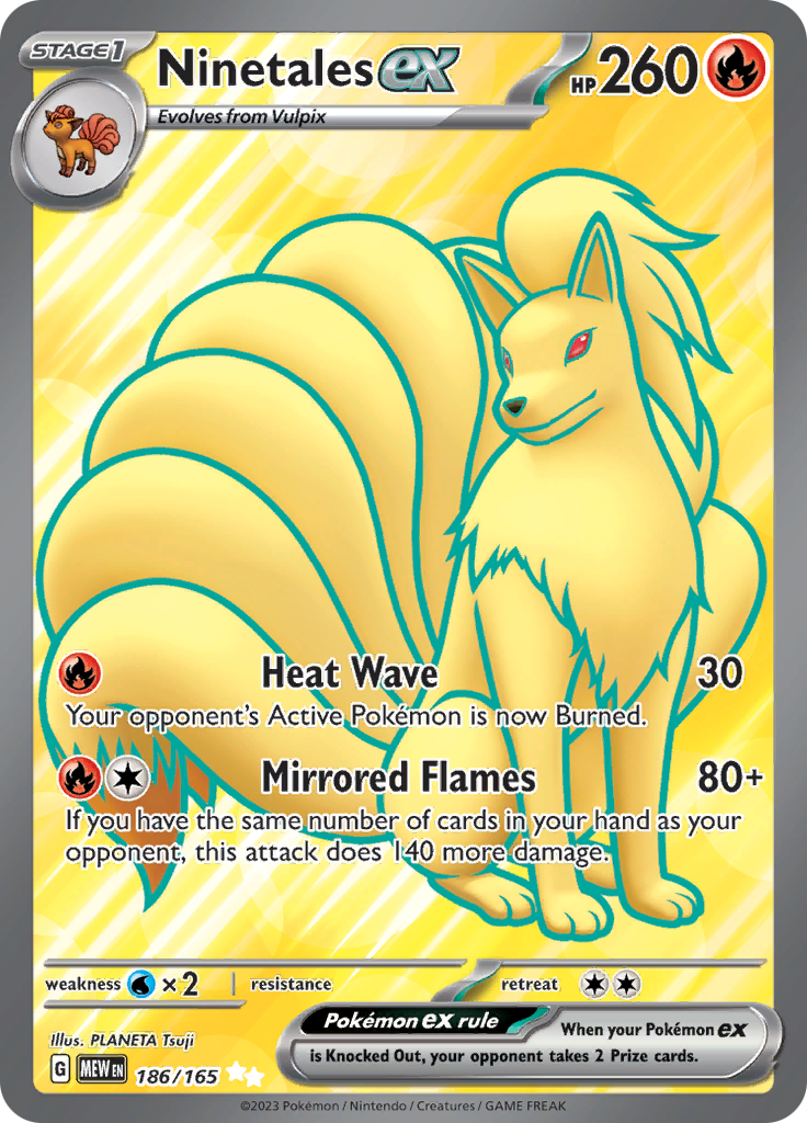 Ninetales ex (186/165) [Scarlet & Violet 151] | Rock City Comics