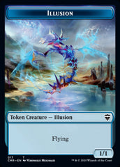 Illusion // Saproling Double-Sided Token [Commander Legends Tokens] | Rock City Comics