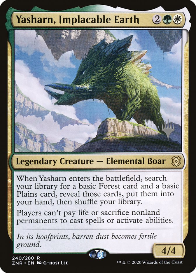 Yasharn, Implacable Earth (Promo Pack) [Zendikar Rising Promos] | Rock City Comics