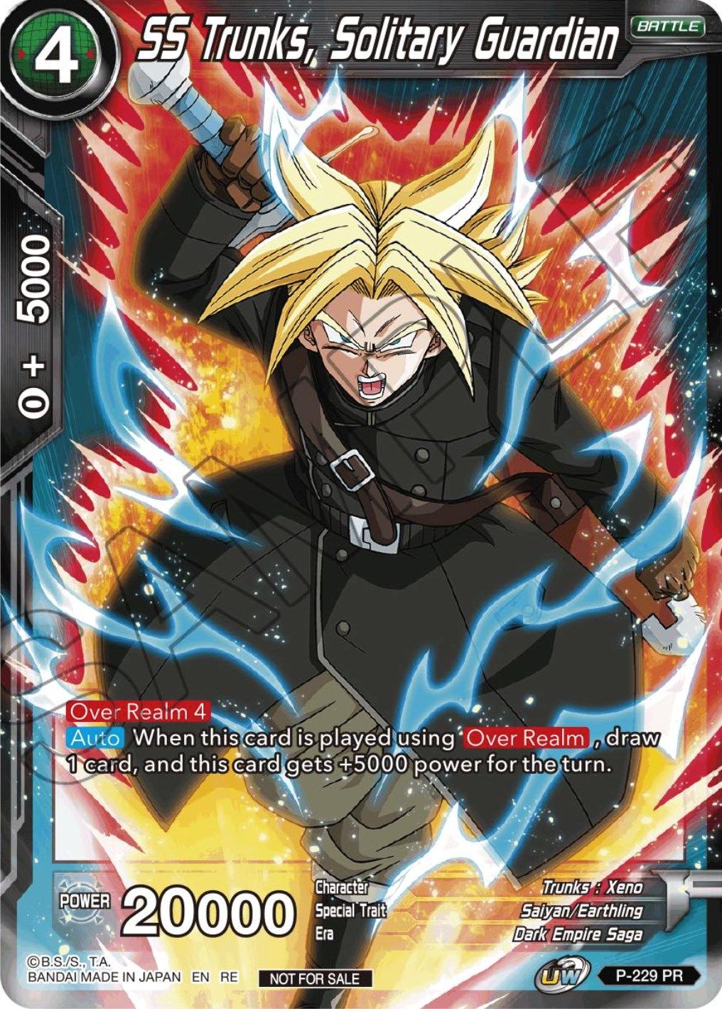 SS Trunks, Solitary Guardian (Championship Selection Pack 2023 Vol.1) (P-229) [Tournament Promotion Cards] | Rock City Comics