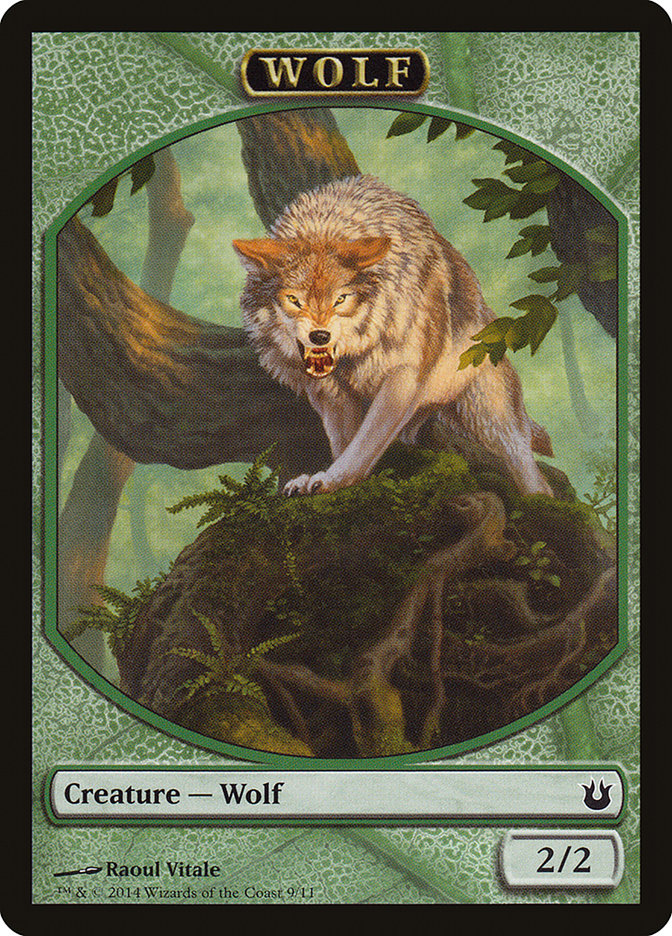 Wolf Token [Born of the Gods Tokens] | Rock City Comics