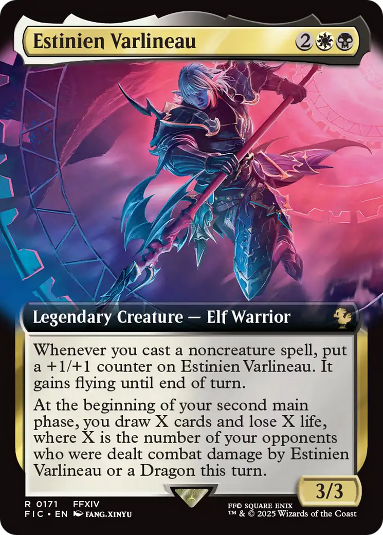 Estinien Varlineau (Extended Art) [FINAL FANTASY Commander] | Rock City Comics