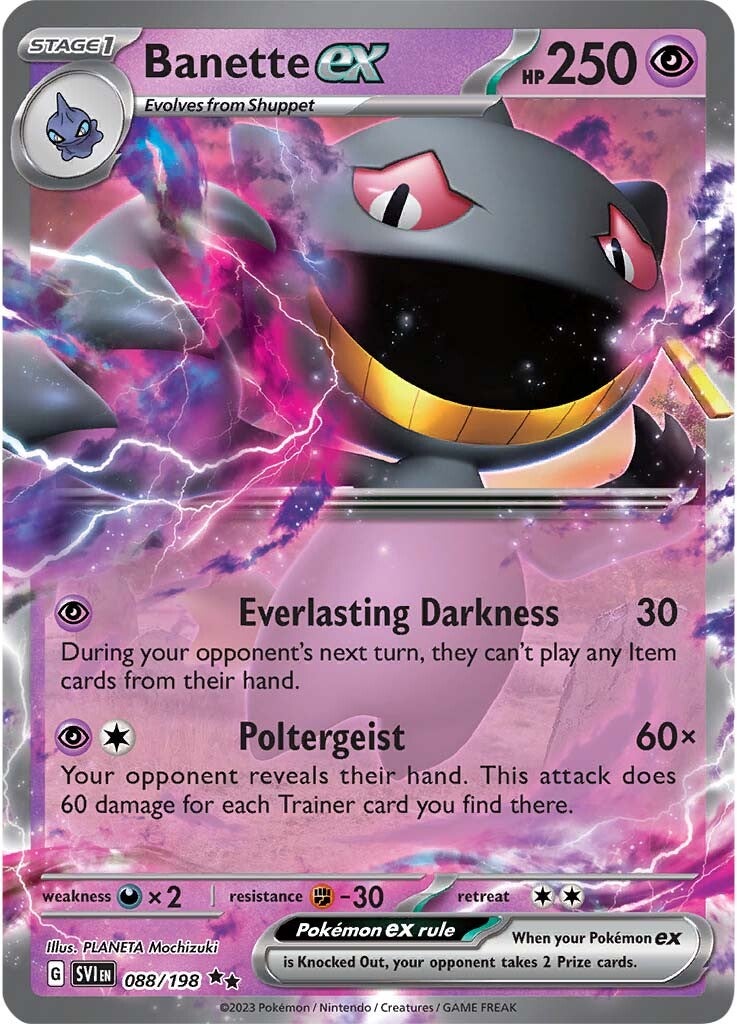 Banette ex (088/198) [Scarlet & Violet: Base Set] | Rock City Comics