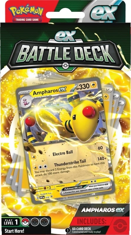 Ex Battle Deck (Ampharos ex) | Rock City Comics