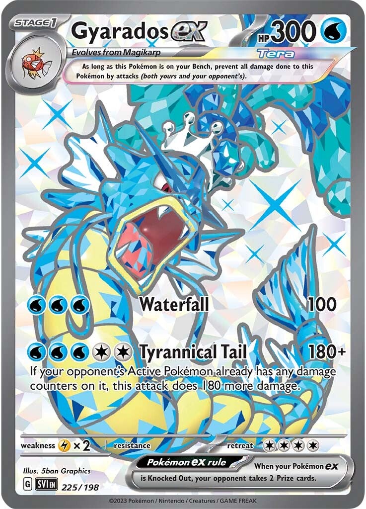 Gyarados ex (225/198) [Scarlet & Violet: Base Set] | Rock City Comics