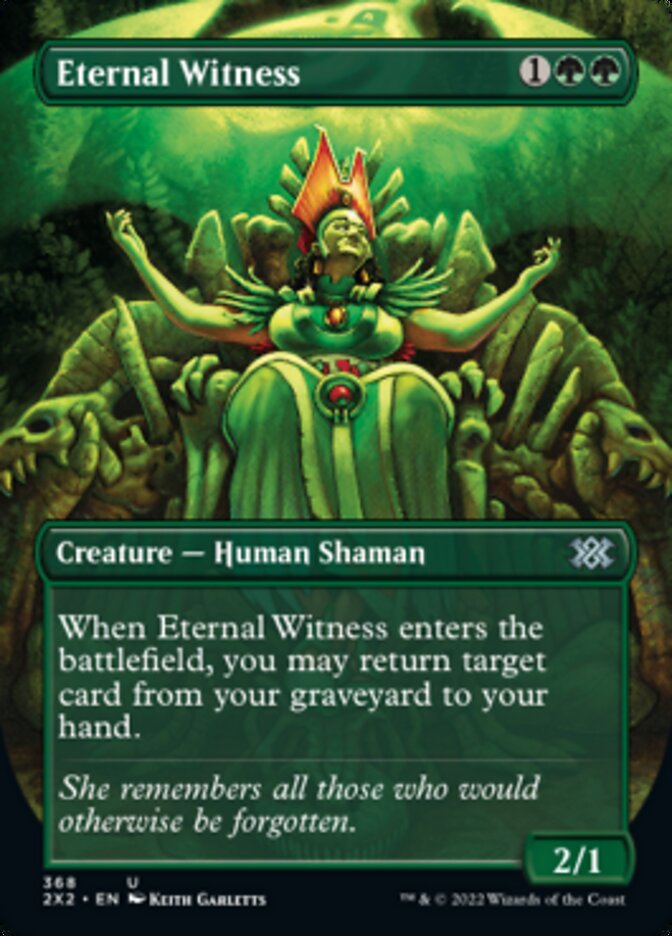 Eternal Witness (Borderless Alternate Art) [Double Masters 2022] | Rock City Comics