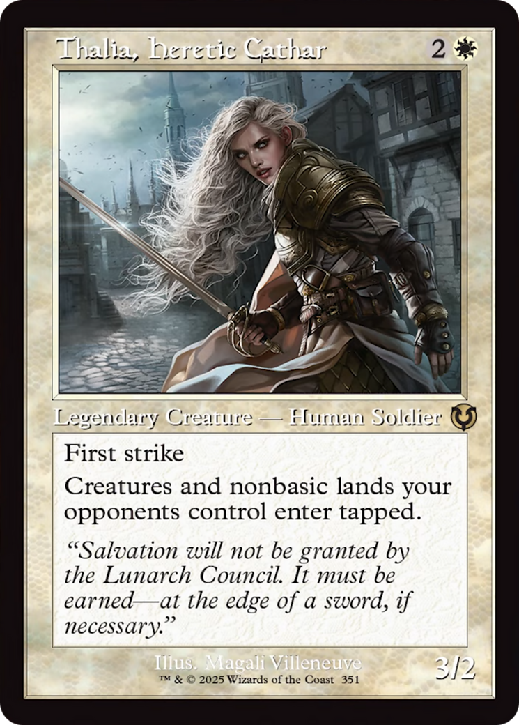 Thalia, Heretic Cathar (Retro Frame) [Innistrad Remastered] | Rock City Comics