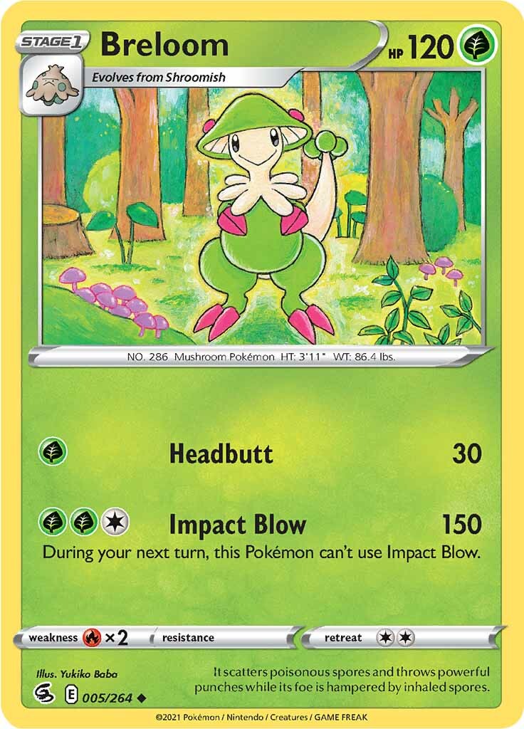 Breloom (005/264) [Sword & Shield: Fusion Strike] | Rock City Comics