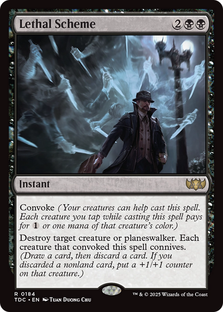 Lethal Scheme [Tarkir: Dragonstorm Commander] | Rock City Comics