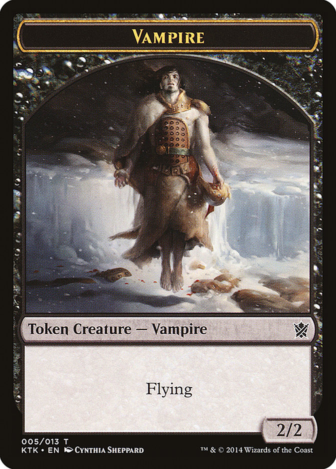 Vampire Token [Khans of Tarkir Tokens] | Rock City Comics