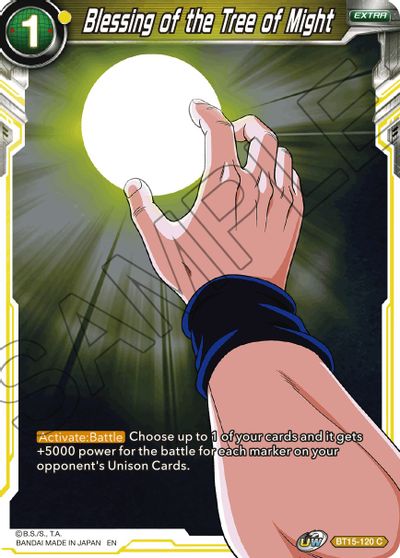 Blessing of the Tree of Might (BT15-120) [Saiyan Showdown] | Rock City Comics
