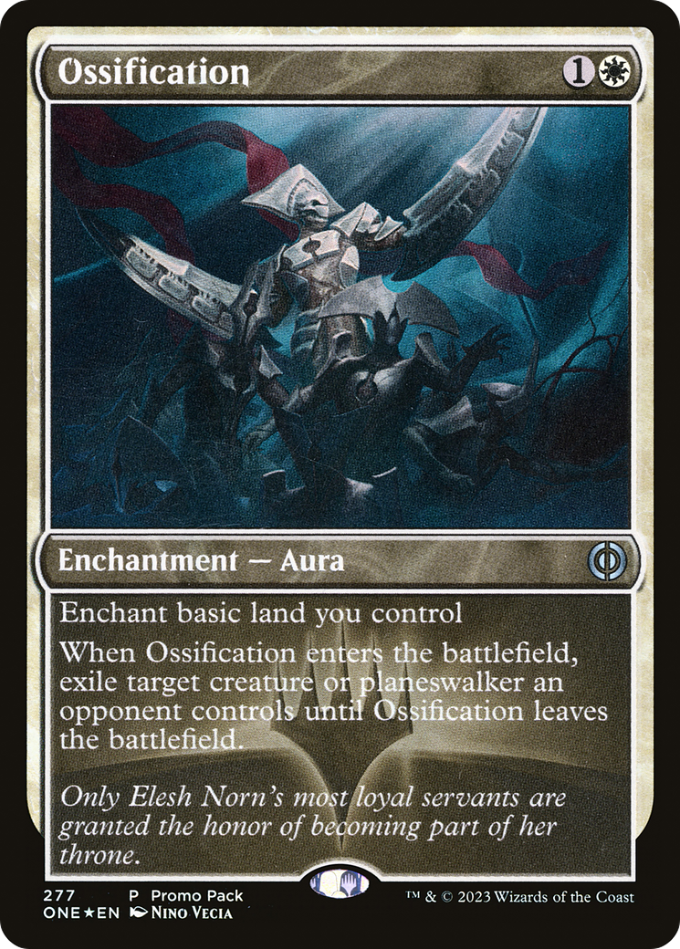 Ossification (Promo Pack) [Phyrexia: All Will Be One Promos] | Rock City Comics
