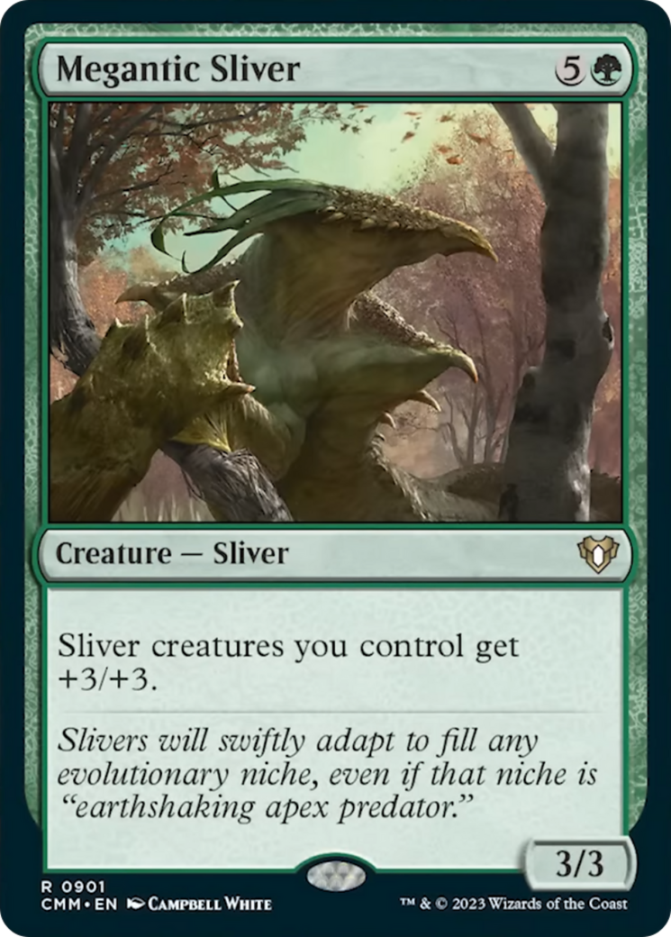 Megantic Sliver [Commander Masters] | Rock City Comics