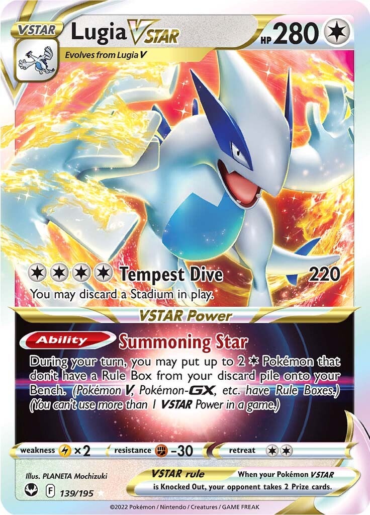 Lugia VSTAR (139/195) [Sword & Shield: Silver Tempest] | Rock City Comics