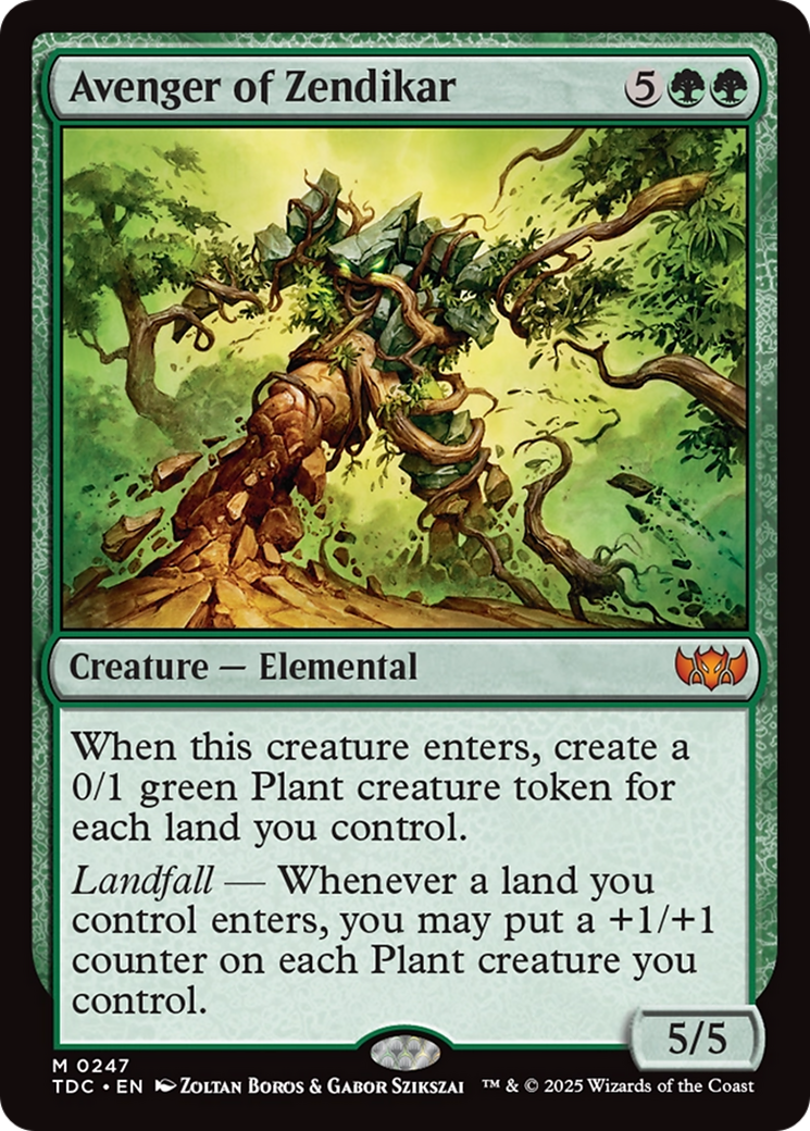 Avenger of Zendikar [Tarkir: Dragonstorm Commander] | Rock City Comics