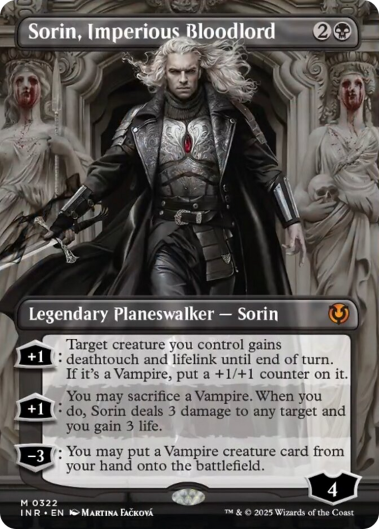 Sorin, Imperious Bloodlord (Borderless) [Innistrad Remastered] | Rock City Comics