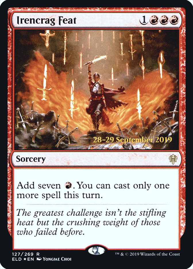 Irencrag Feat [Throne of Eldraine Prerelease Promos] | Rock City Comics