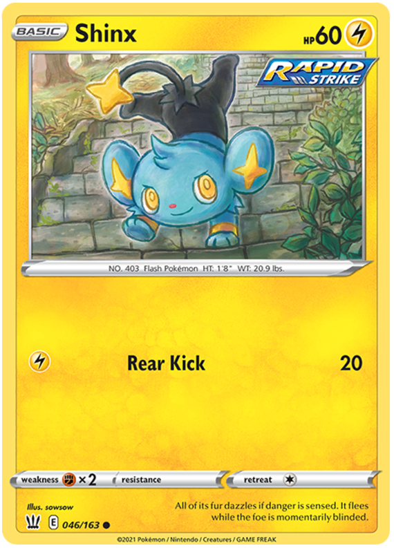 Shinx (046/163) [Sword & Shield: Battle Styles] | Rock City Comics