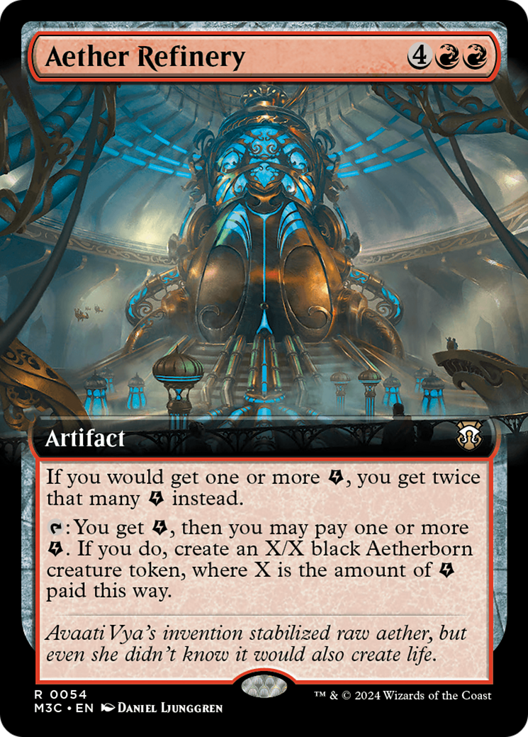 Aether Refinery (Extended Art) [Modern Horizons 3 Commander] | Rock City Comics