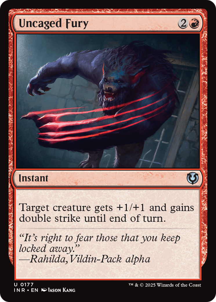 Uncaged Fury [Innistrad Remastered] | Rock City Comics