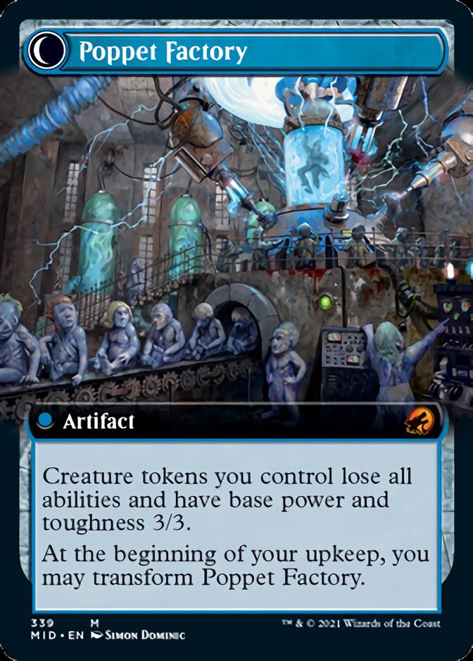 Poppet Stitcher // Poppet Factory (Extended Art) [Innistrad: Midnight Hunt] | Rock City Comics