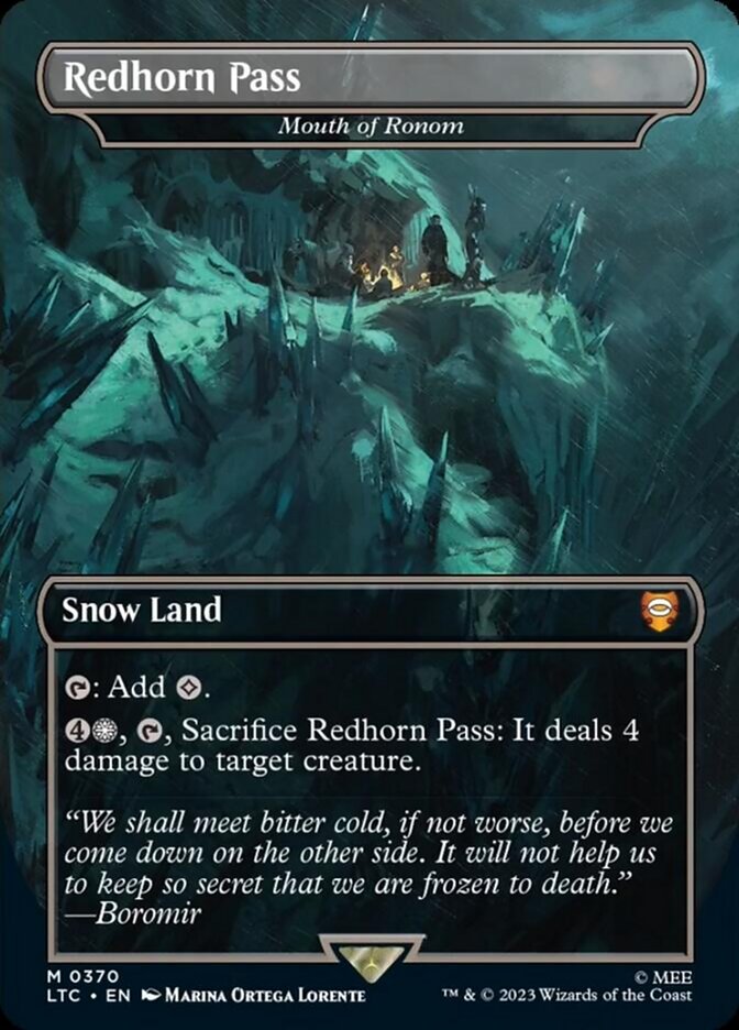 Mouth of Ronom - Redhorn Pass [The Lord of the Rings: Tales of Middle-Earth Commander] | Rock City Comics